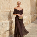 Pola | Maxi Wedding Dress with V-Neck