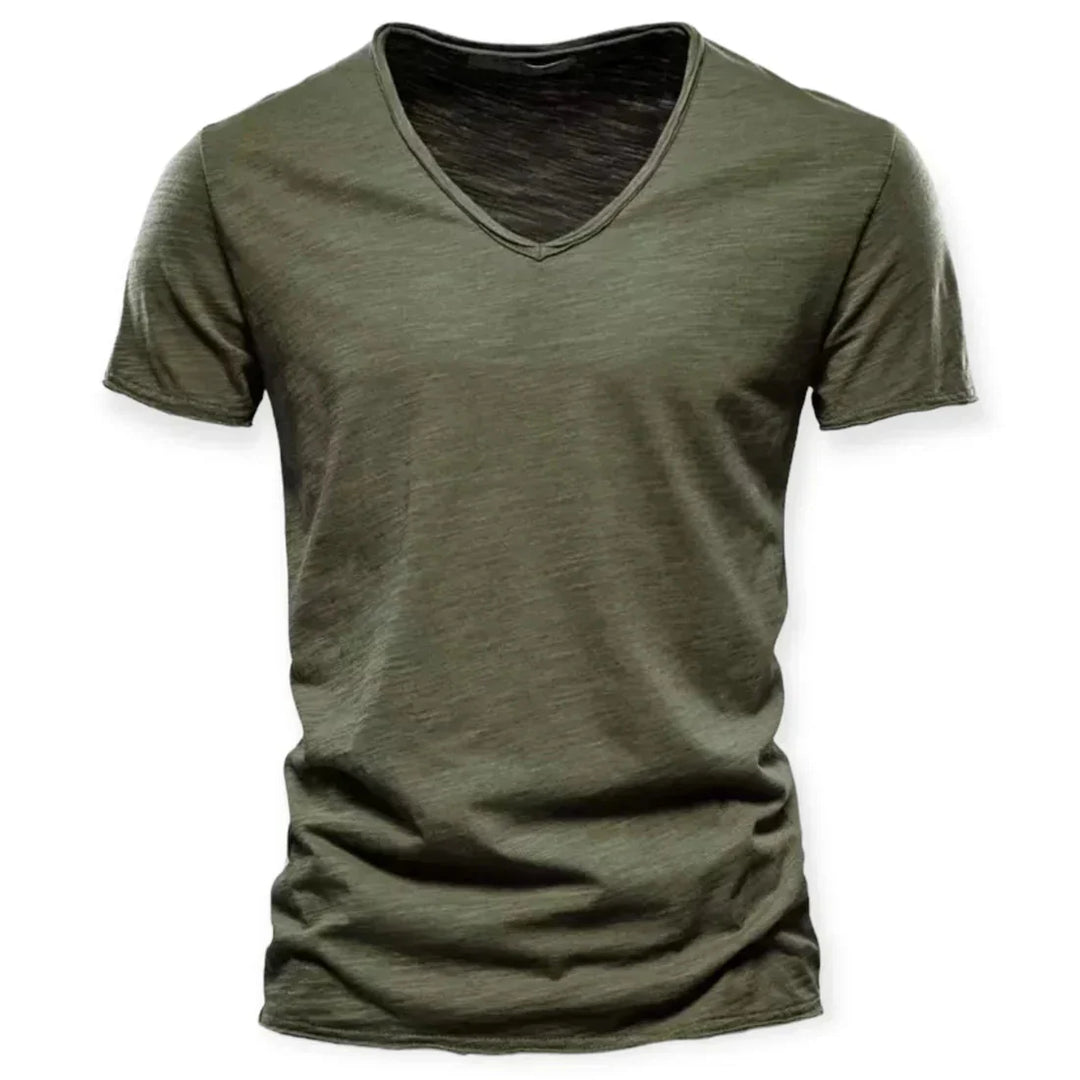 Noah T-shirt męski z dekoltem V