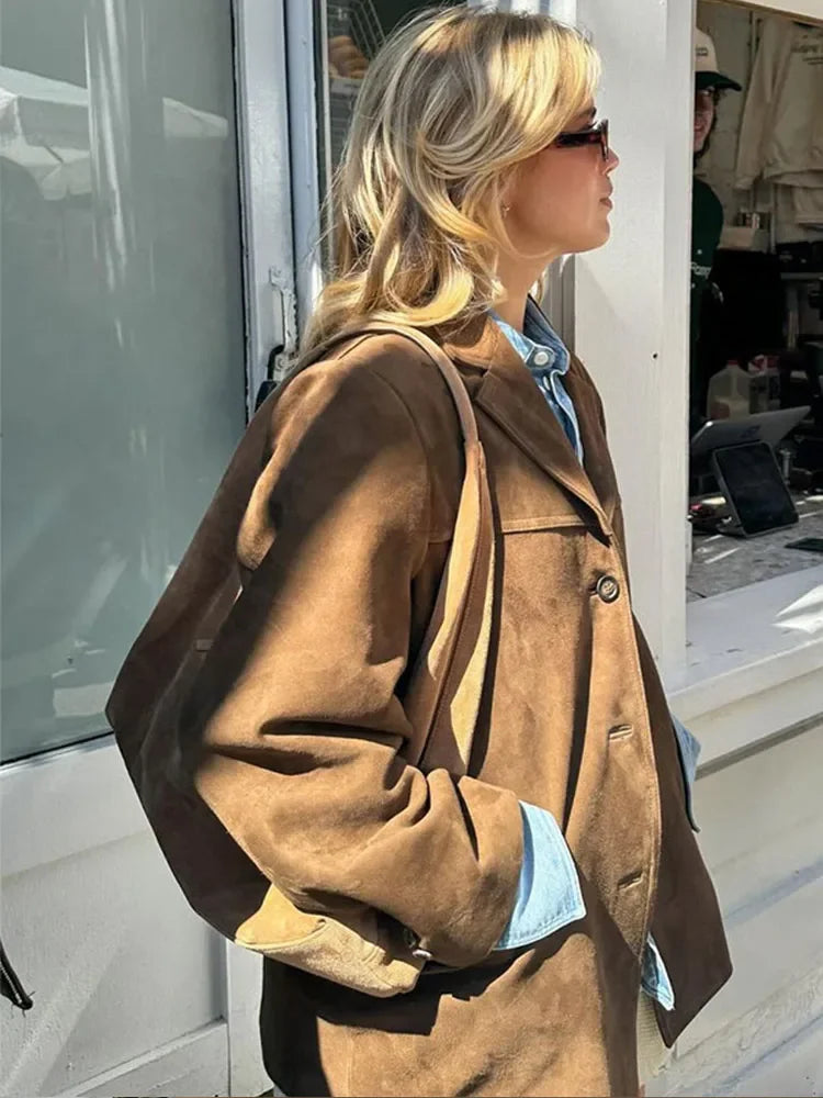 Antonina | Kurtka Zamszowa Urban Elegance