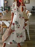 Sukienka maxi w kwiaty boho