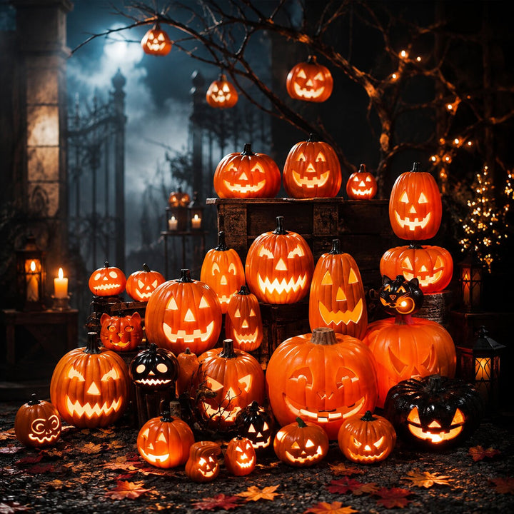 Shade | Świecąca dekoracja dyniowa Halloween
