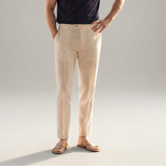 Cezary | Lniane Spodnie Summer Tailored