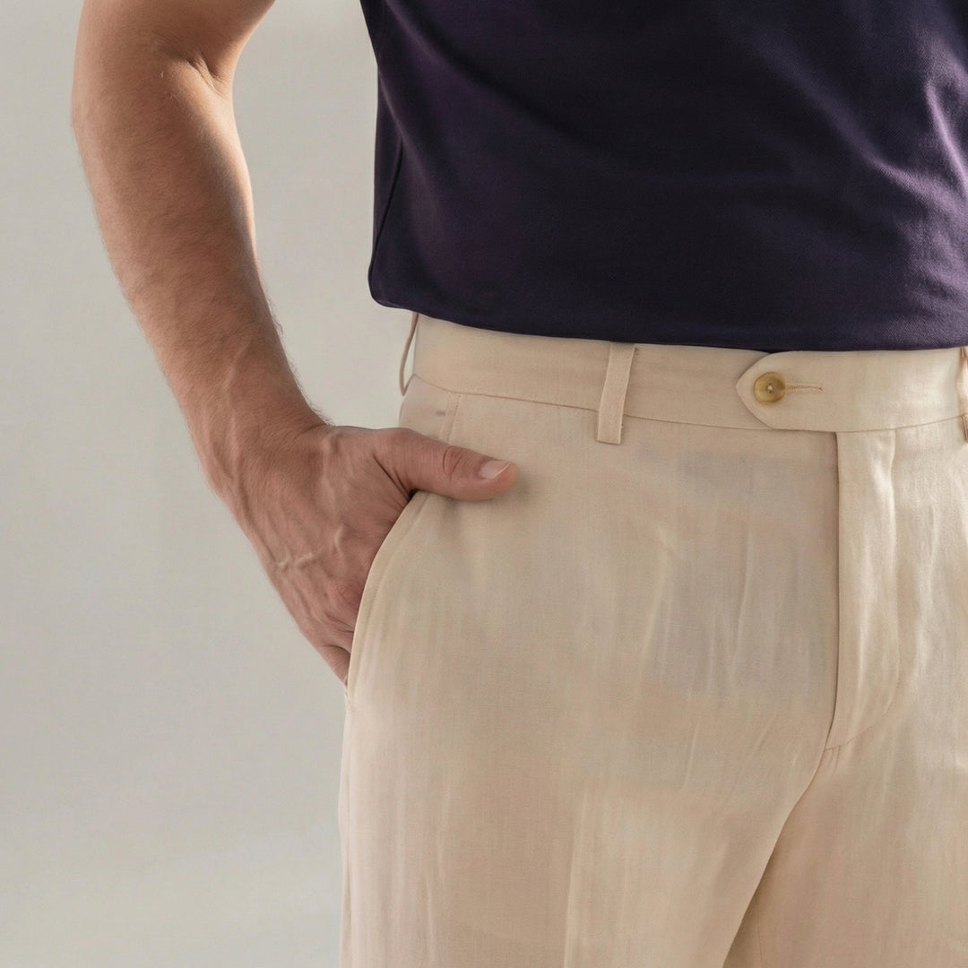 Cezary | Lniane Spodnie Summer Tailored
