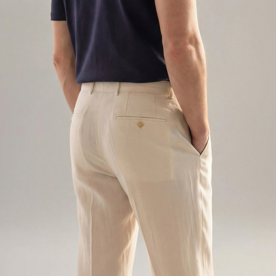 Cezary | Lniane Spodnie Summer Tailored
