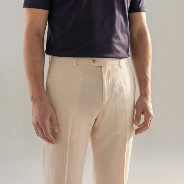 Cezary | Lniane Spodnie Summer Tailored