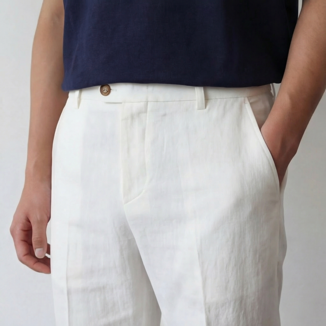 Cezary | Lniane Spodnie Summer Tailored