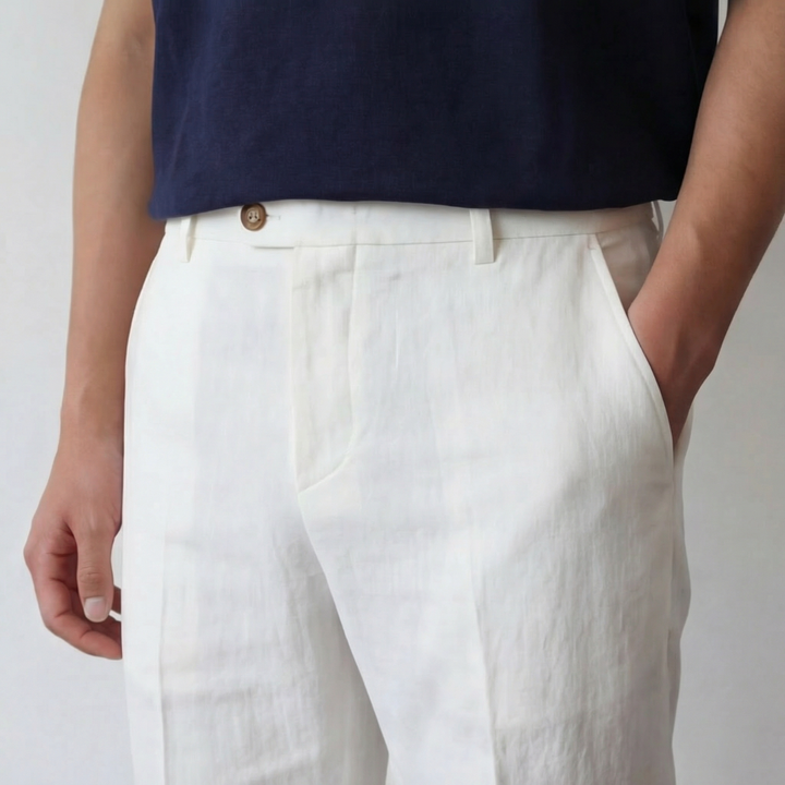 Cezary | Lniane Spodnie Summer Tailored