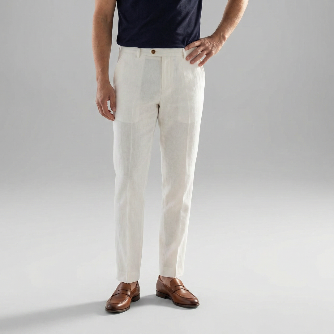 Cezary | Lniane Spodnie Summer Tailored
