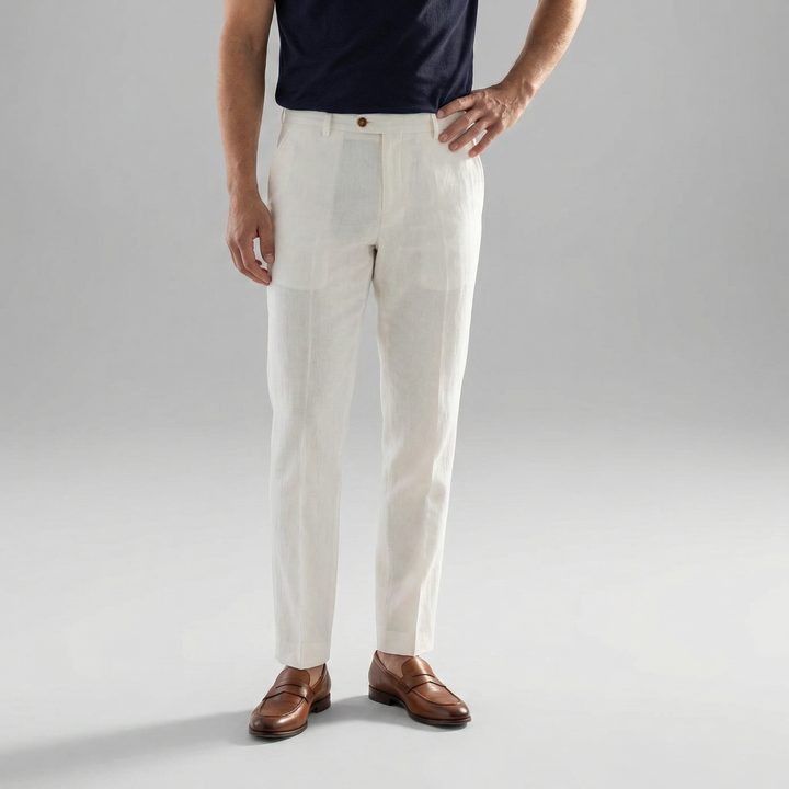 Cezary | Lniane Spodnie Summer Tailored