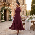 Agata | Long wedding guest dress
