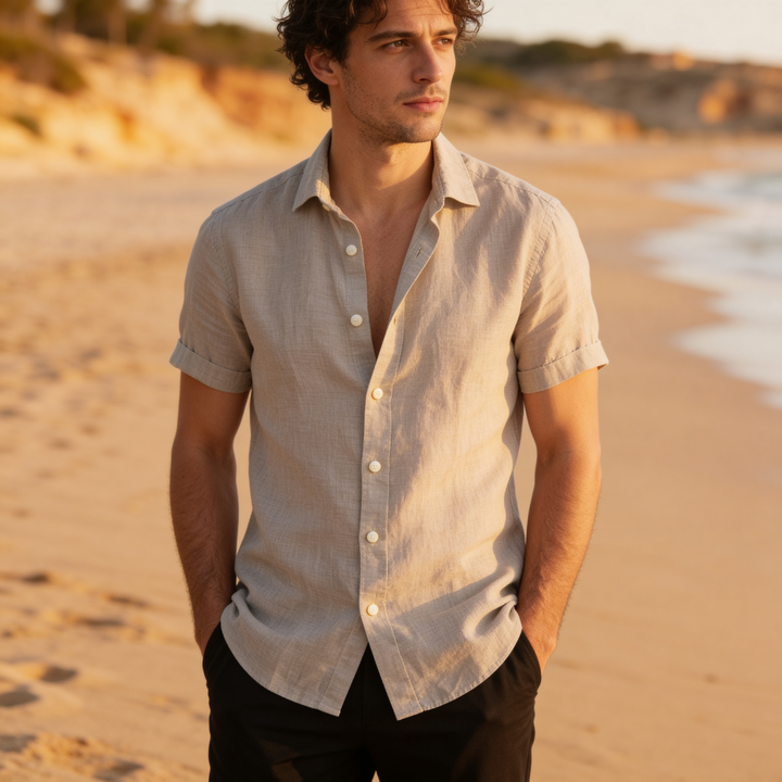 Mikołaj | Koszula Resort Breeze Linen