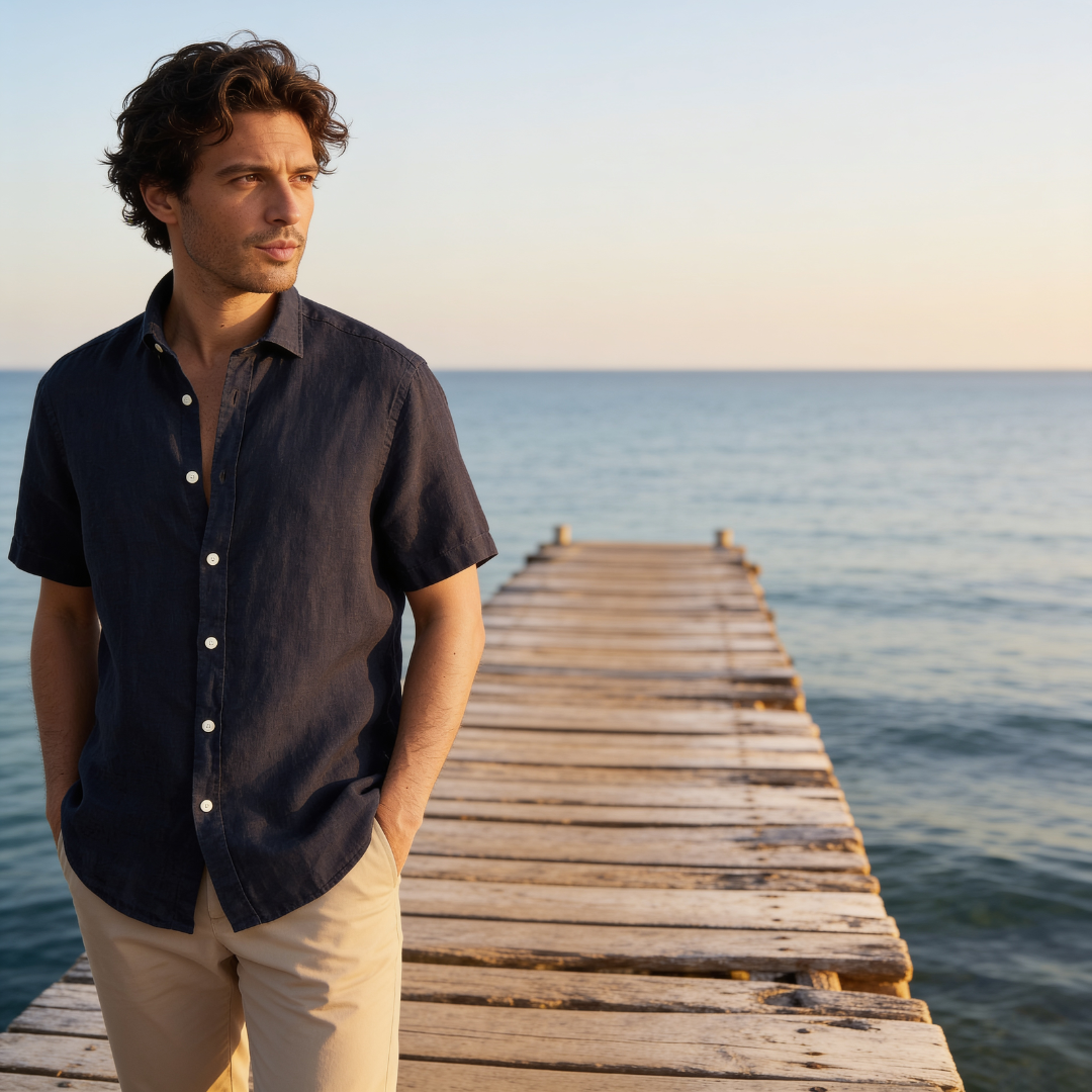 Mikołaj | Koszula Resort Breeze Linen