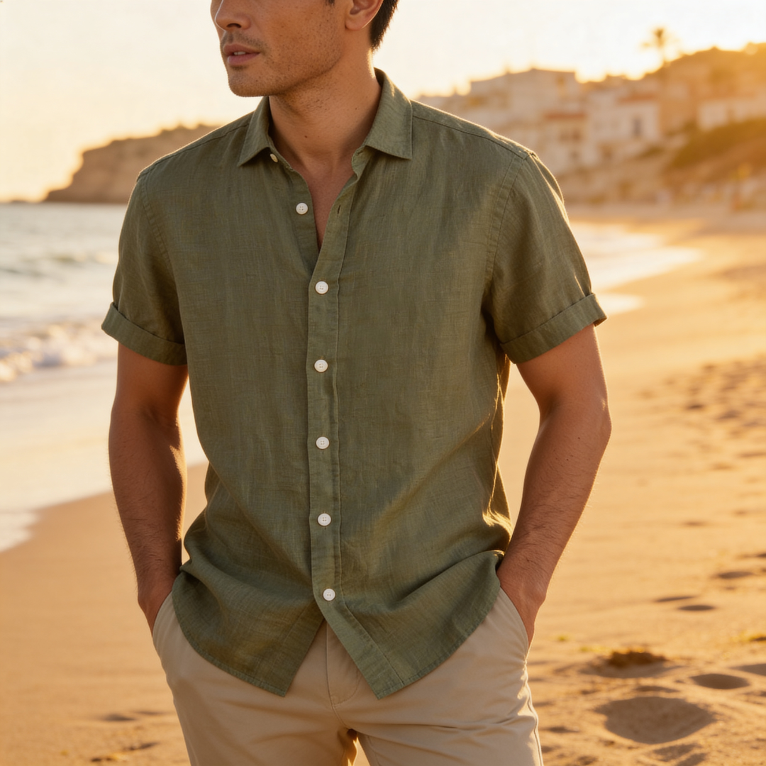 Mikołaj | Koszula Resort Breeze Linen