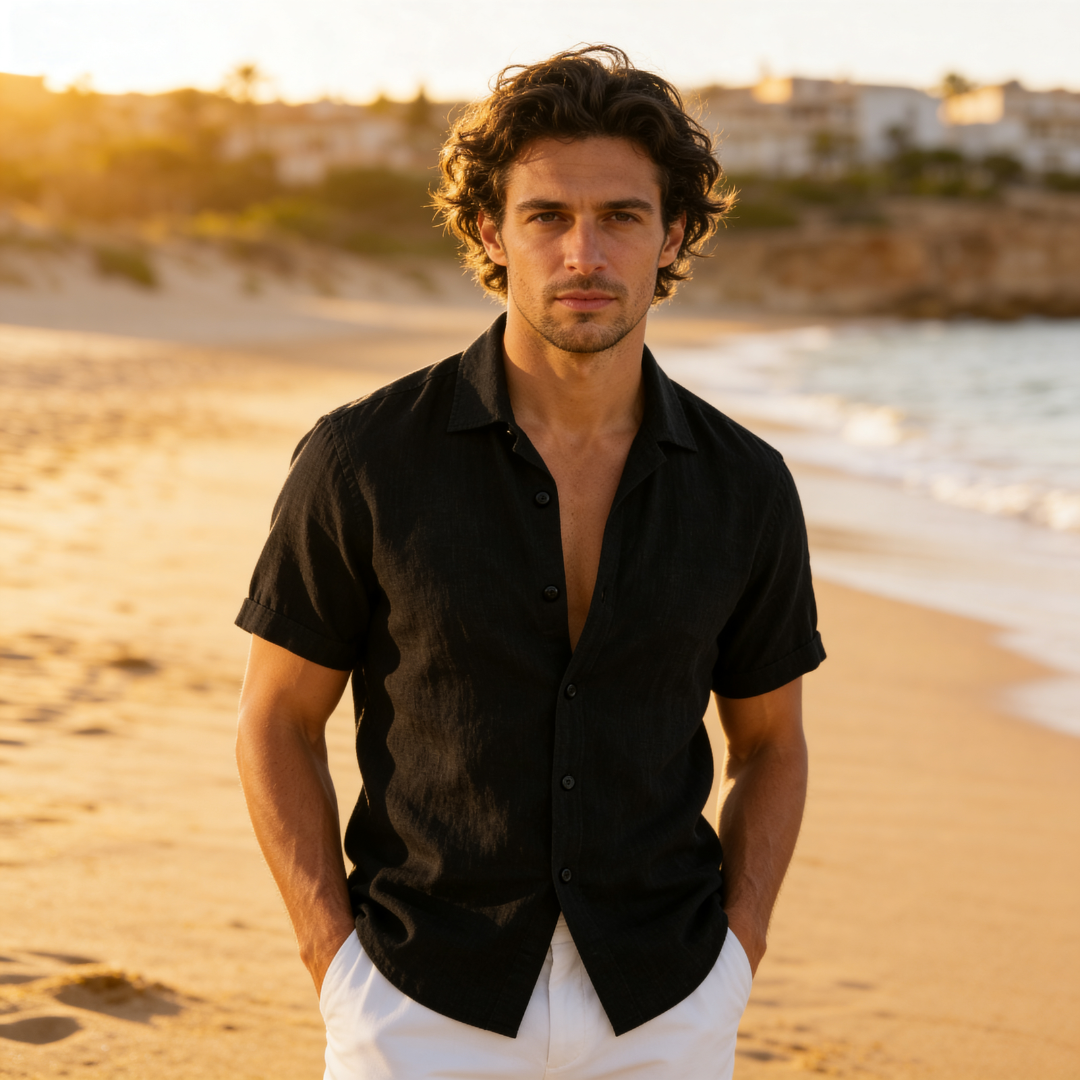 Mikołaj | Koszula Resort Breeze Linen