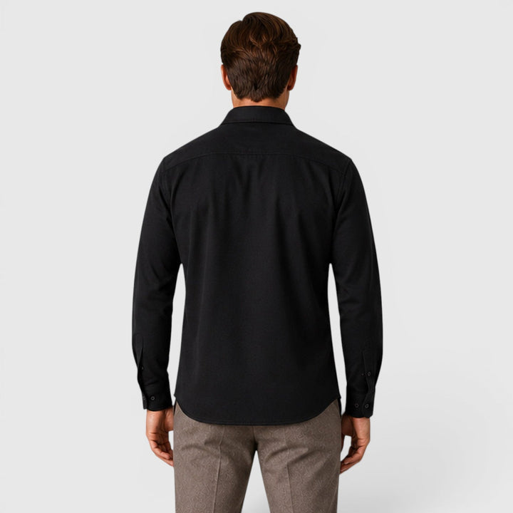 Adam | Szara Koszula Męska Overshirt
