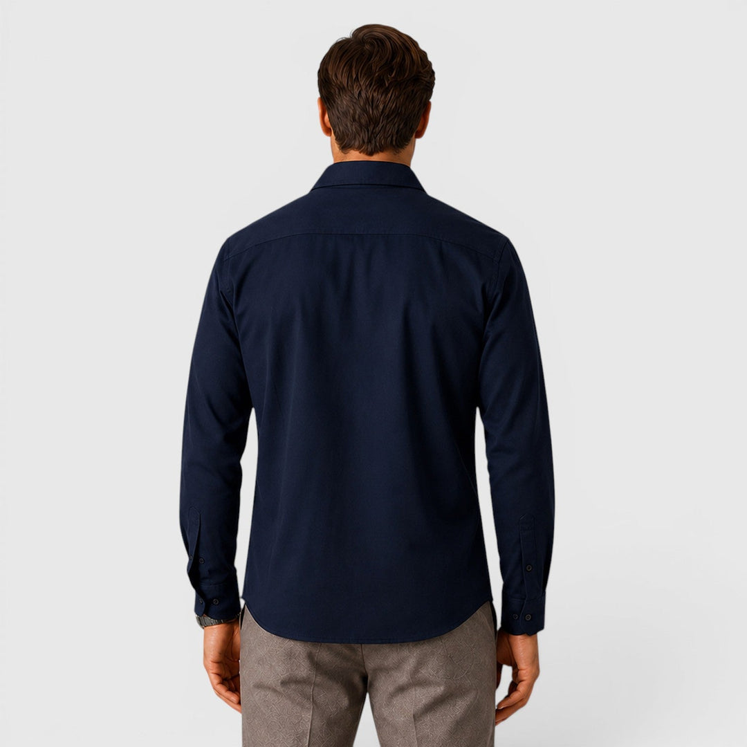 Adam | Szara Koszula Męska Overshirt