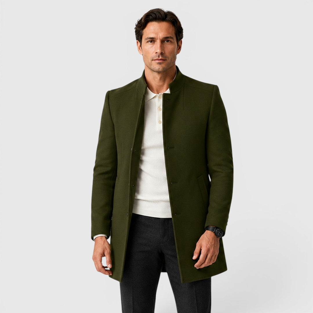 Rafał | Elegancki Płaszcz Męski Slim Fit