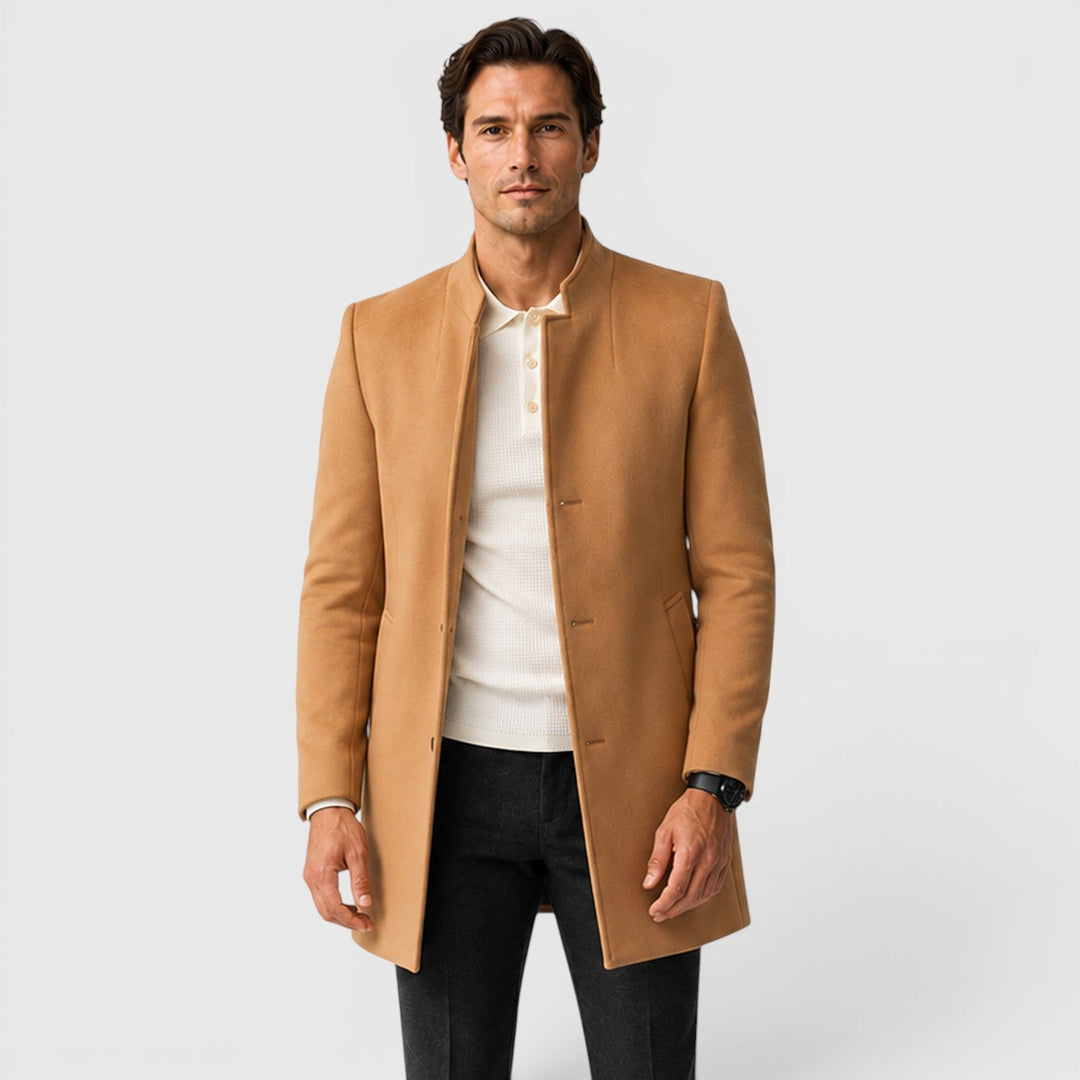 Rafał | Elegancki Płaszcz Męski Slim Fit