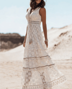 Sukienka boho koronkowa