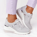 Sneakersy damskie z lekką podeszwą