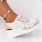 Sneakersy damskie z lekką podeszwą