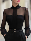 Rozalia | Women's long-sleeved shirt, relaxed fit
