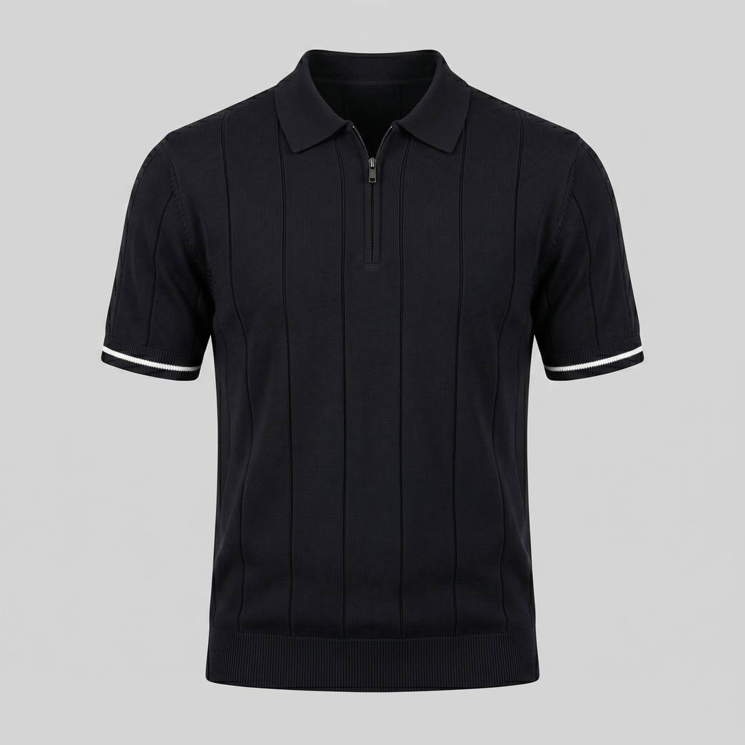 Adrian | Polo Premium Zip Elegance