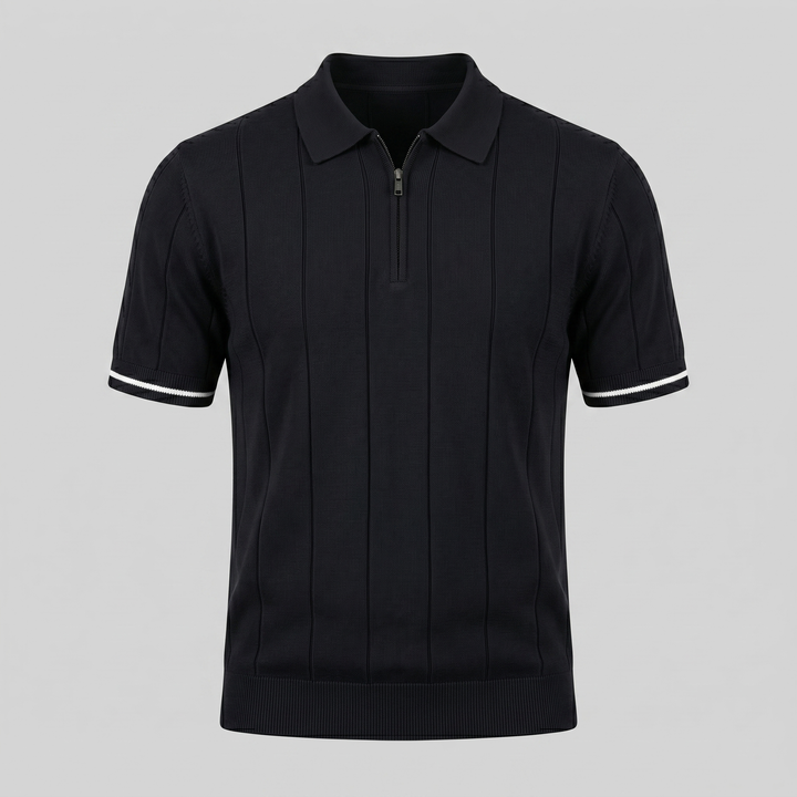 Adrian | Polo Premium Zip Elegance
