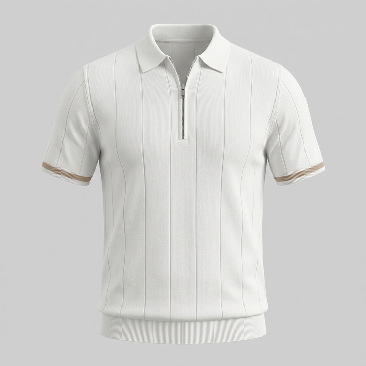 Adrian | Polo Premium Zip Elegance