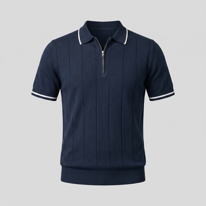Adrian | Polo Premium Zip Elegance