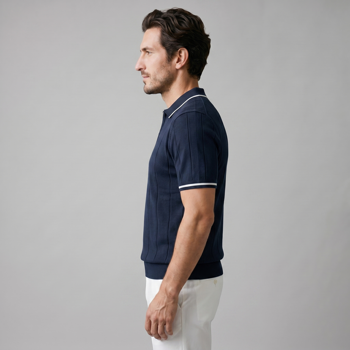 Adrian | Polo Premium Zip Elegance