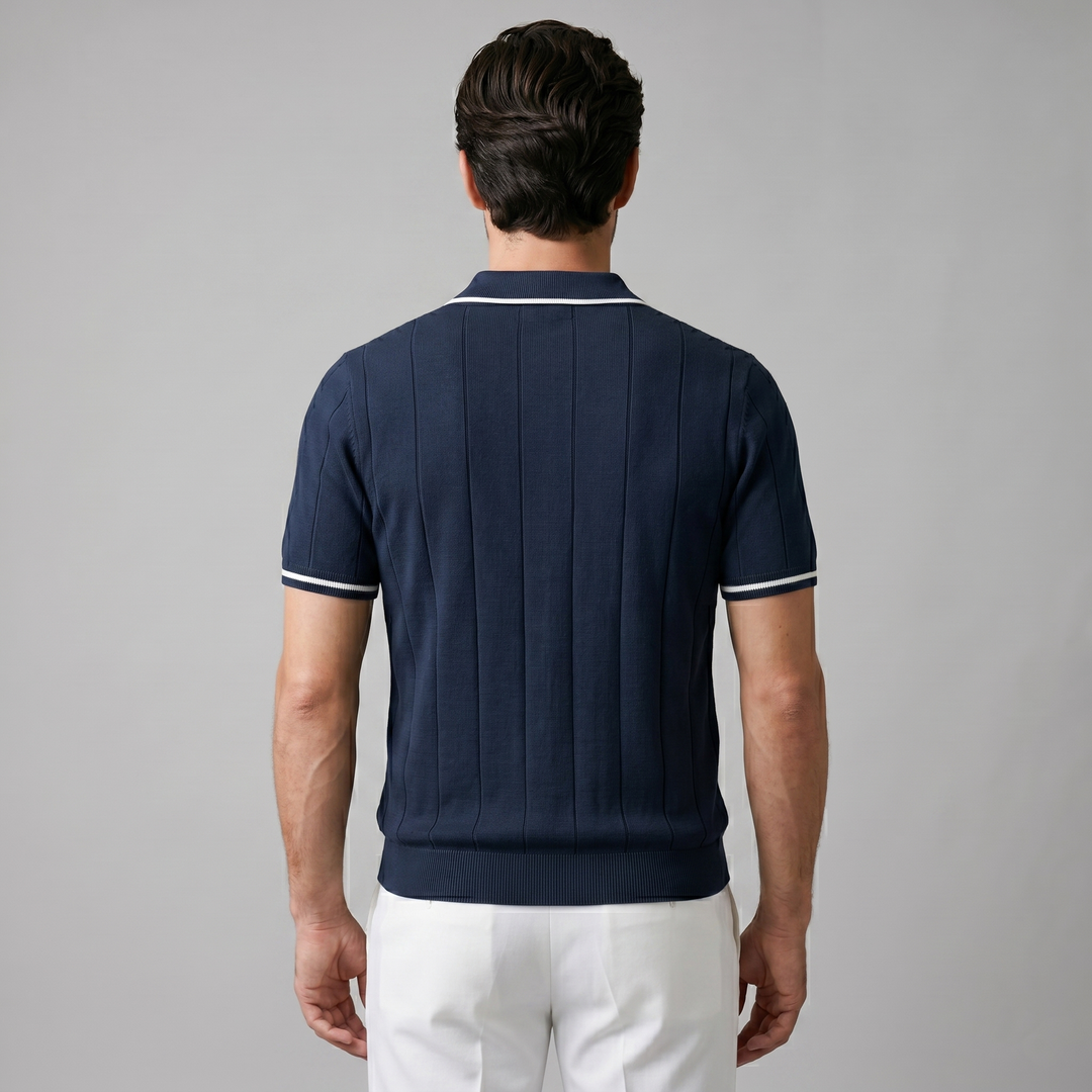 Adrian | Polo Premium Zip Elegance