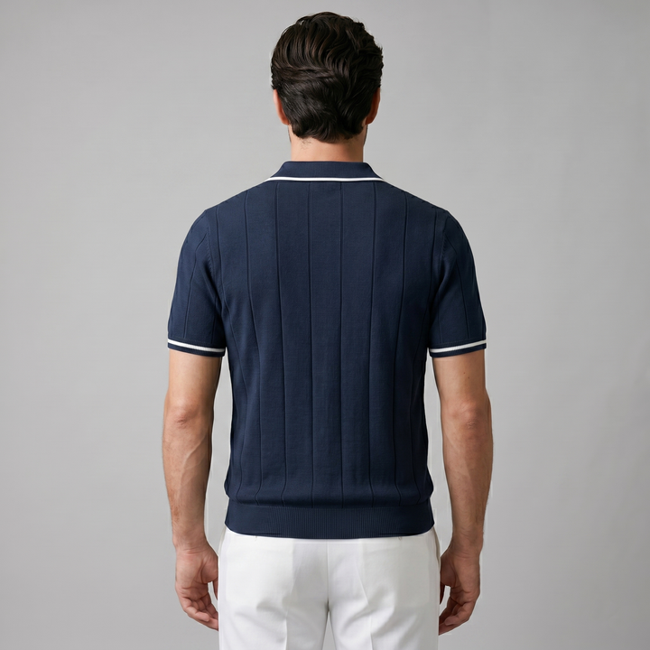 Adrian | Polo Premium Zip Elegance