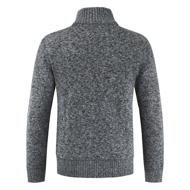 Stefan | Męski sweter z suwakiem