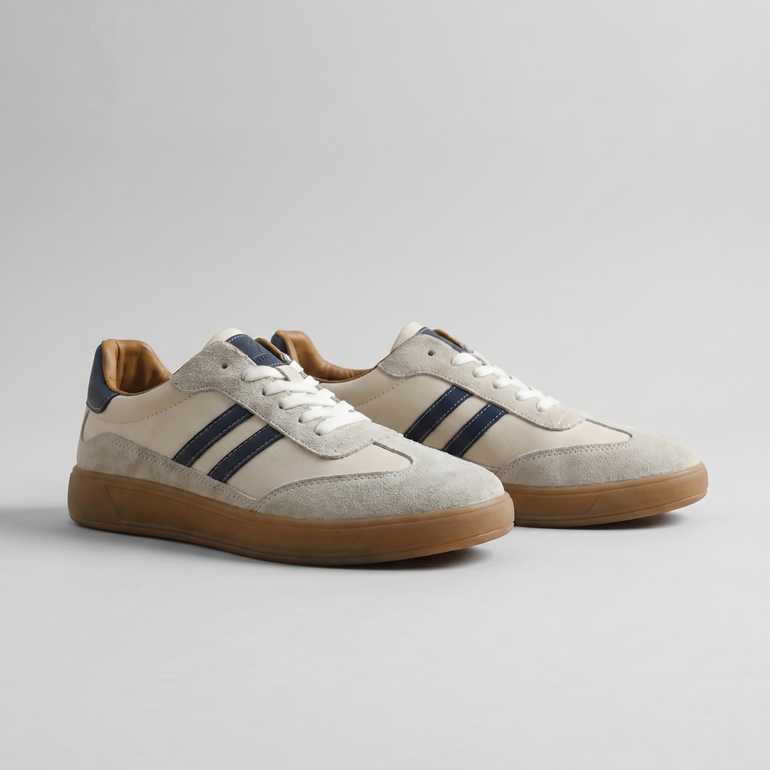Filip | Skórzane Sneakersy Retro Urban