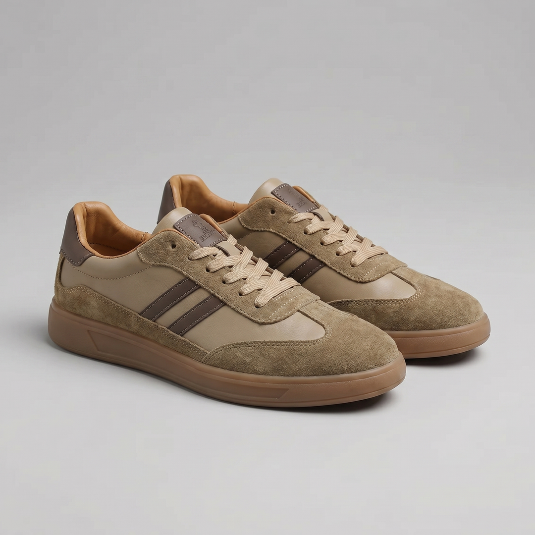 Filip | Skórzane Sneakersy Retro Urban