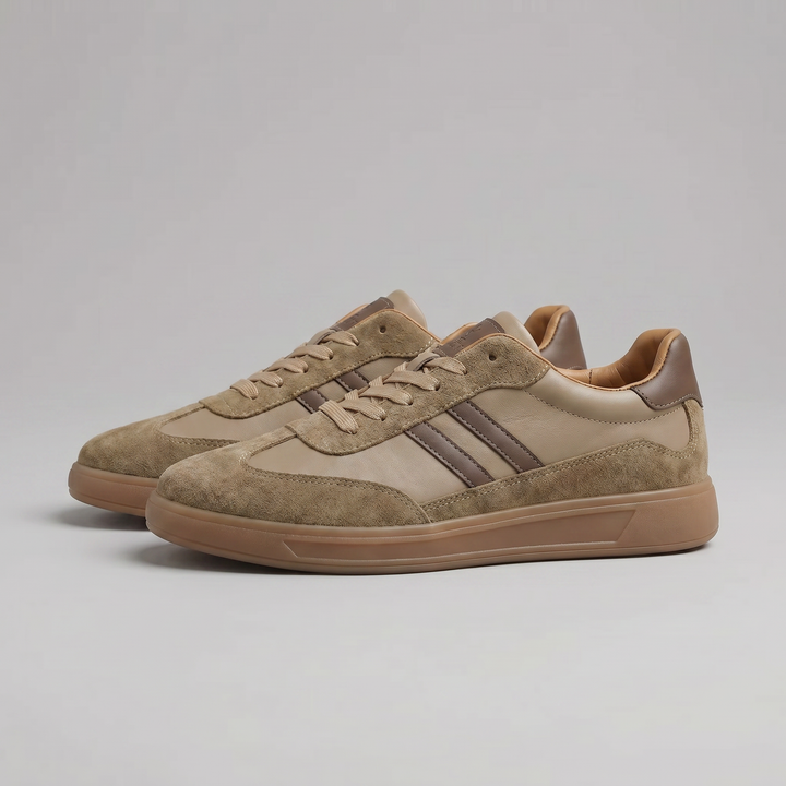 Filip | Skórzane Sneakersy Retro Urban