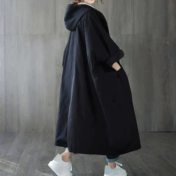 Wanda | Klasyczny damski trench oversize z paskiem