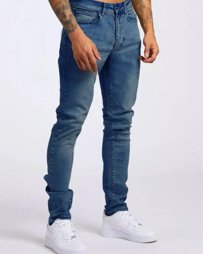 Szymon czarne jeansy slim fit