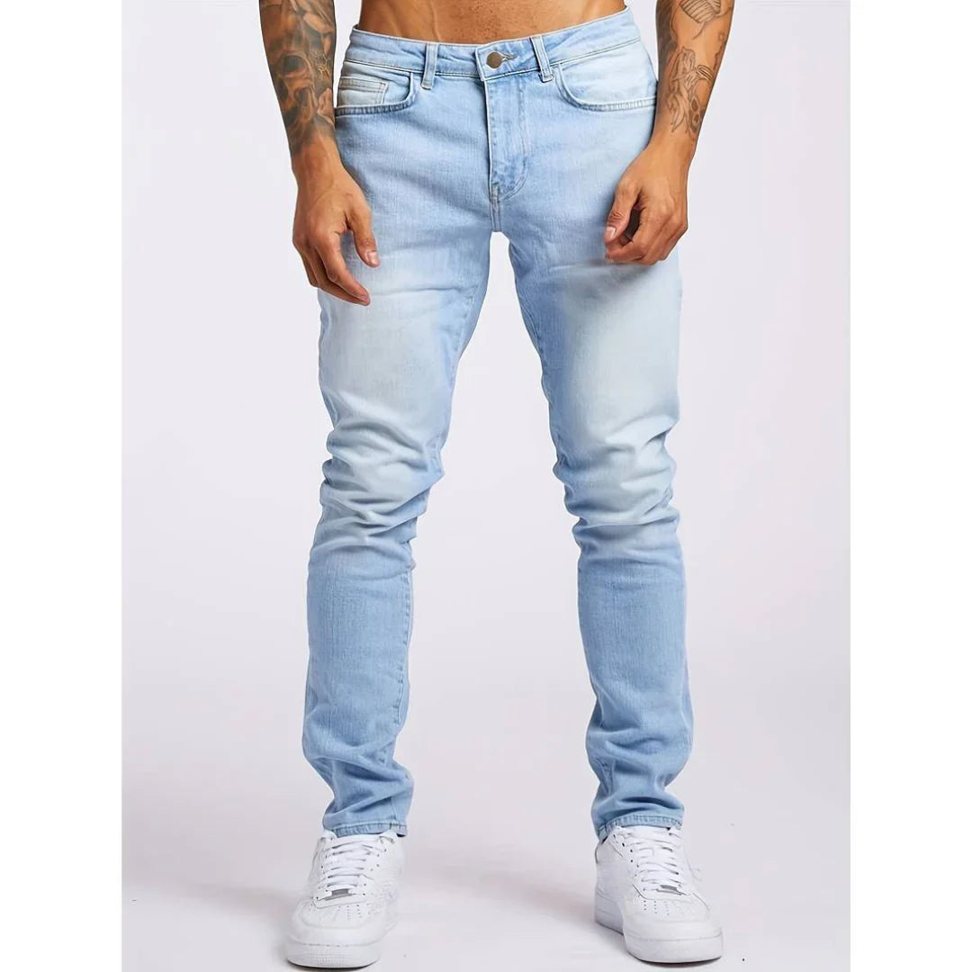 Szymon czarne jeansy slim fit