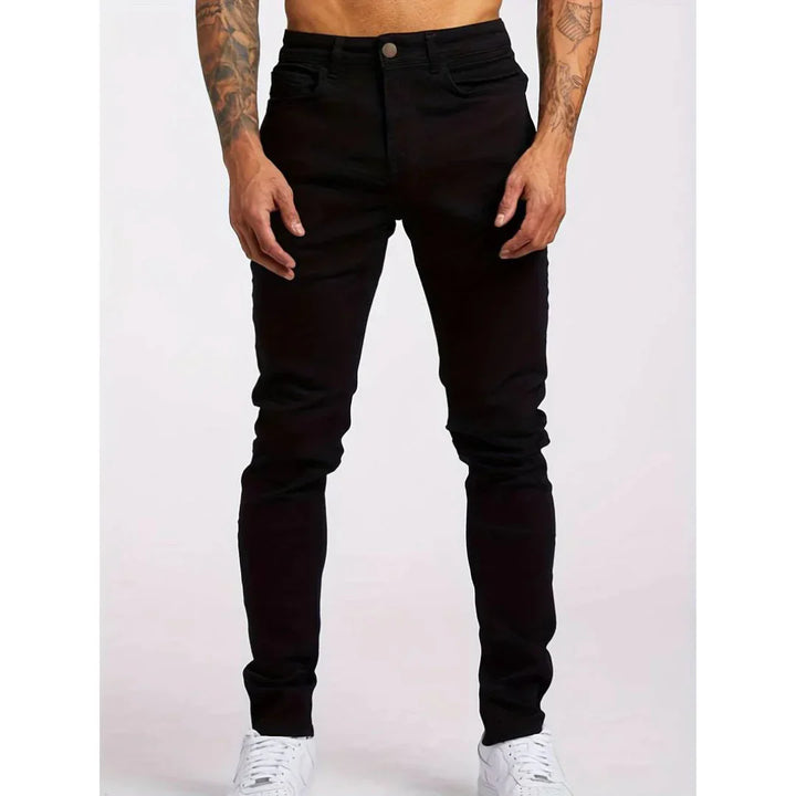 Szymon czarne jeansy slim fit