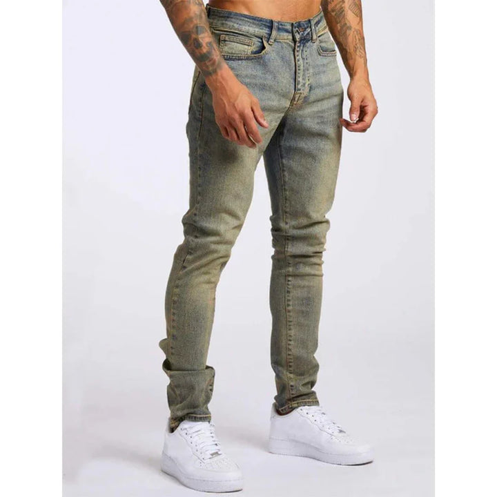 Szymon czarne jeansy slim fit