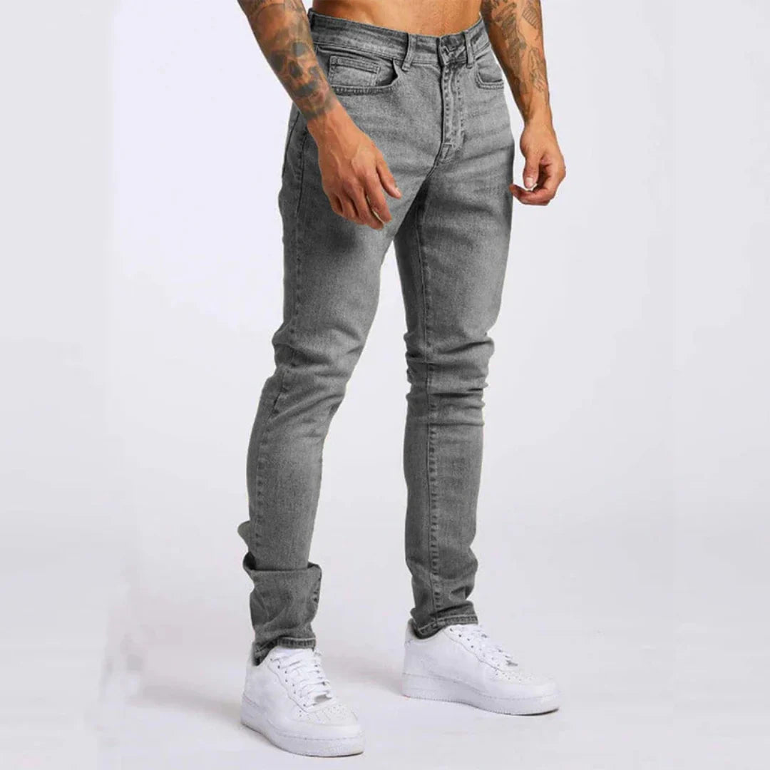 Szymon czarne jeansy slim fit