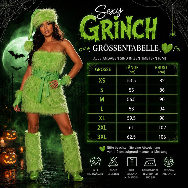 Kaliope | Damski kostium Sexy Grinch