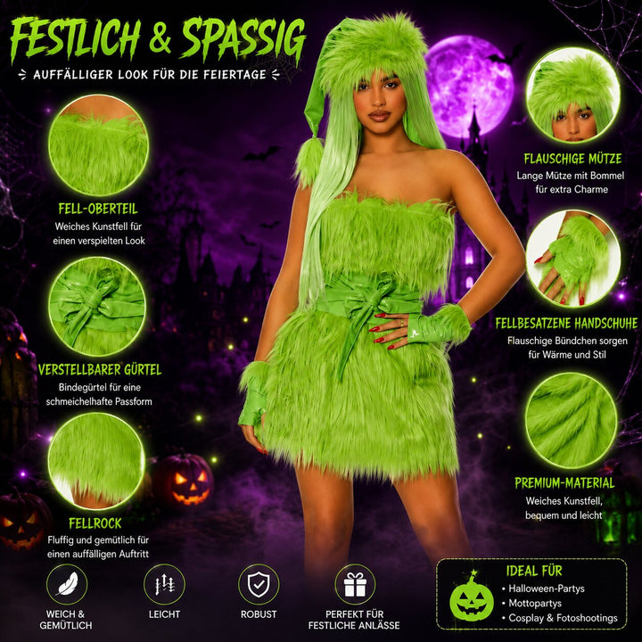 Kaliope | Damski kostium Sexy Grinch