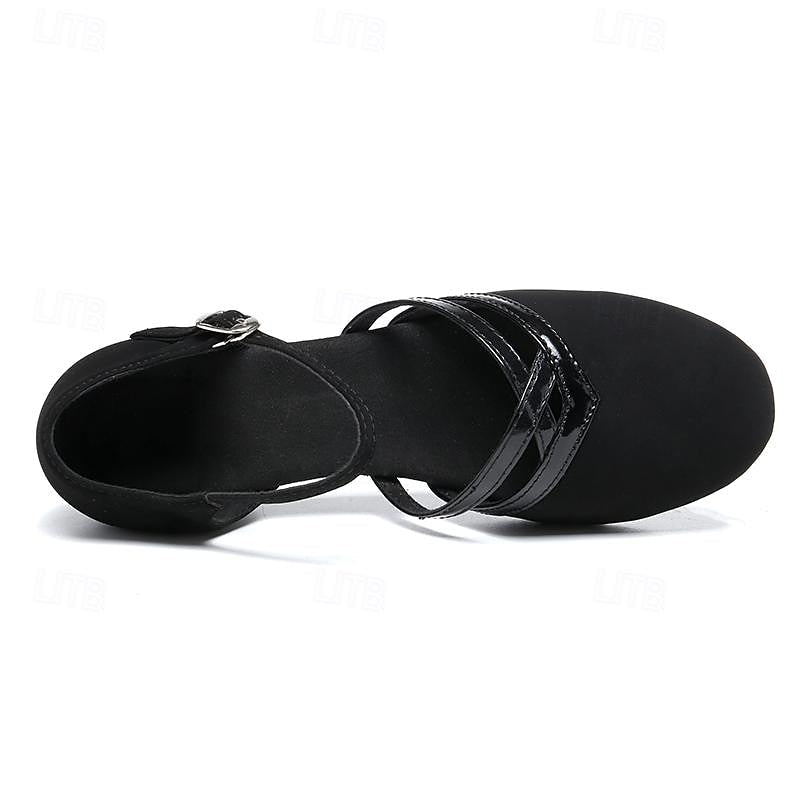 Buty taneczne damskie z paskiem