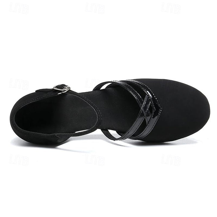 Buty taneczne damskie z paskiem