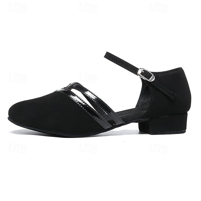 Buty taneczne damskie z paskiem