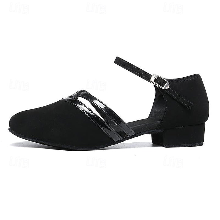 Buty taneczne damskie z paskiem