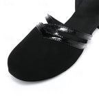 Buty taneczne damskie z paskiem